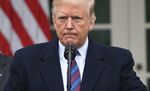 Donald Trump at the White House in Washington, D.C.