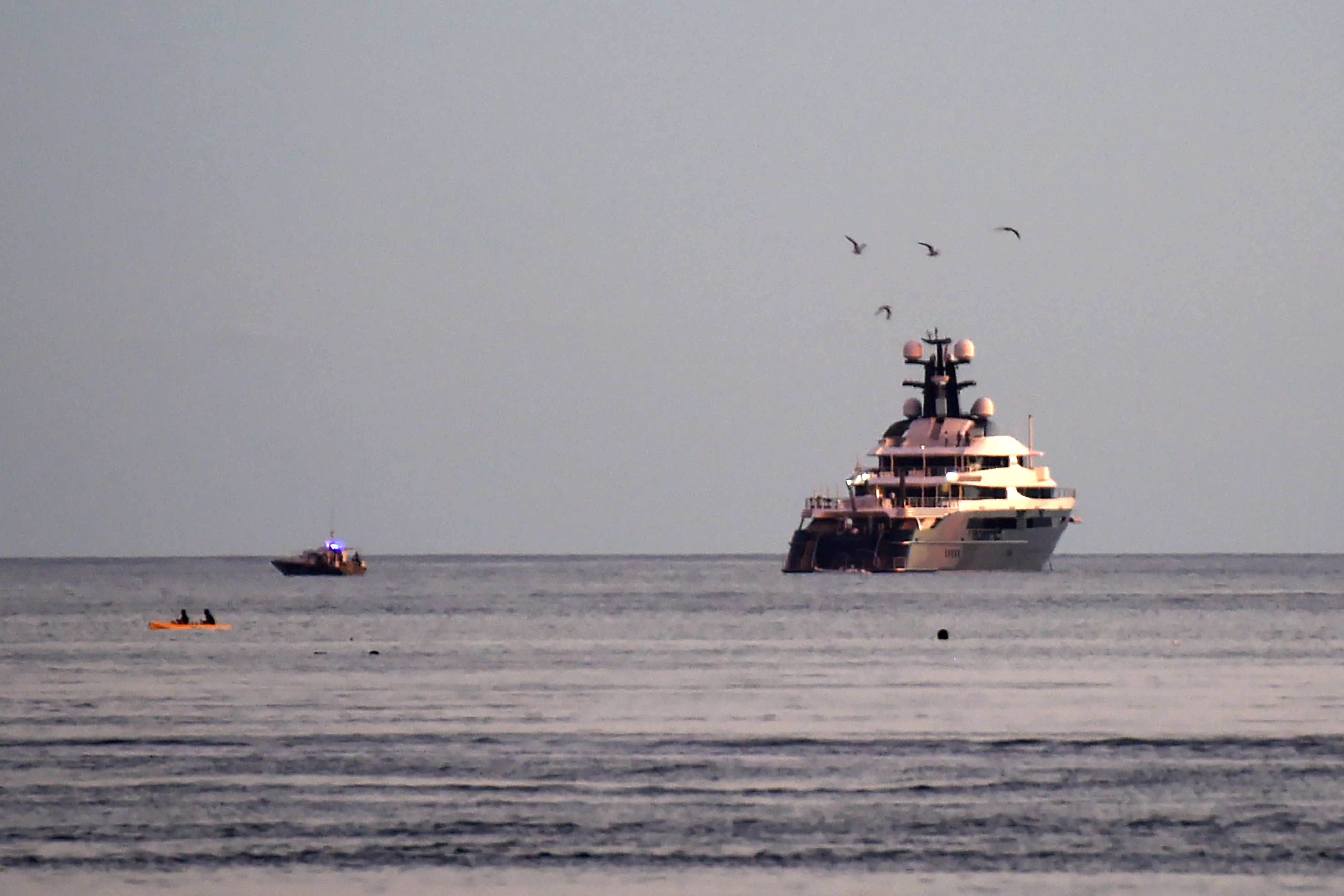 The luxury yacht ’Equanimity’ in Bali on Feb. 28.