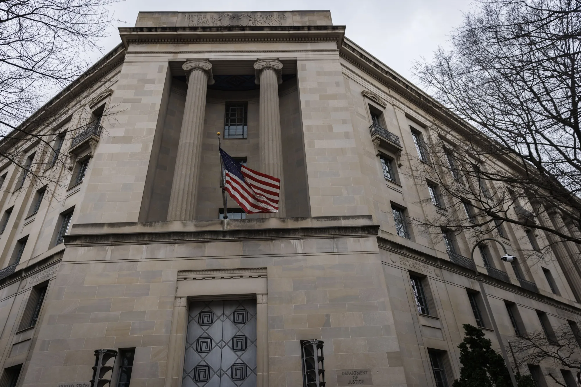 The US Department of Justice headquarters in Washington.