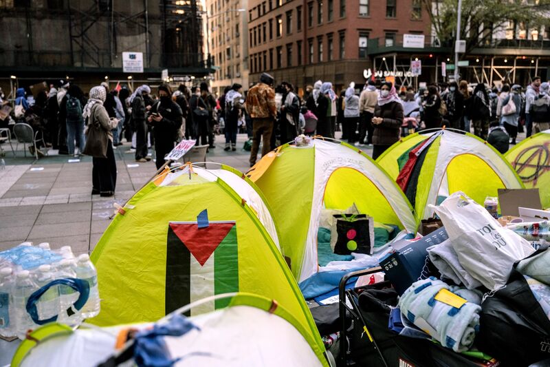 Pro-Palestinian Protests Continue On US College Campuses