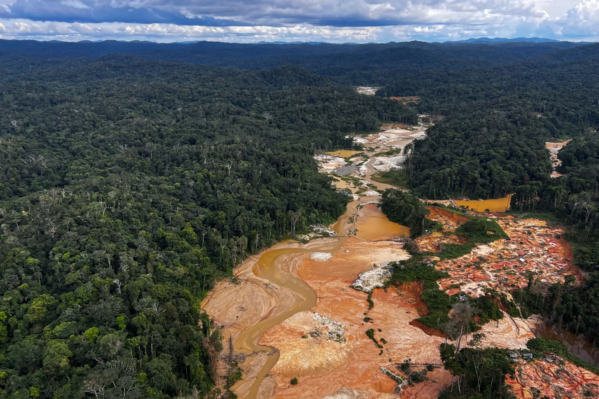 Yanomami land has been ravaged and polluted by illegal mining for gold, as market prices for the commodity&nbsp;have soared to record highs of more than  $3,000 an ounce.