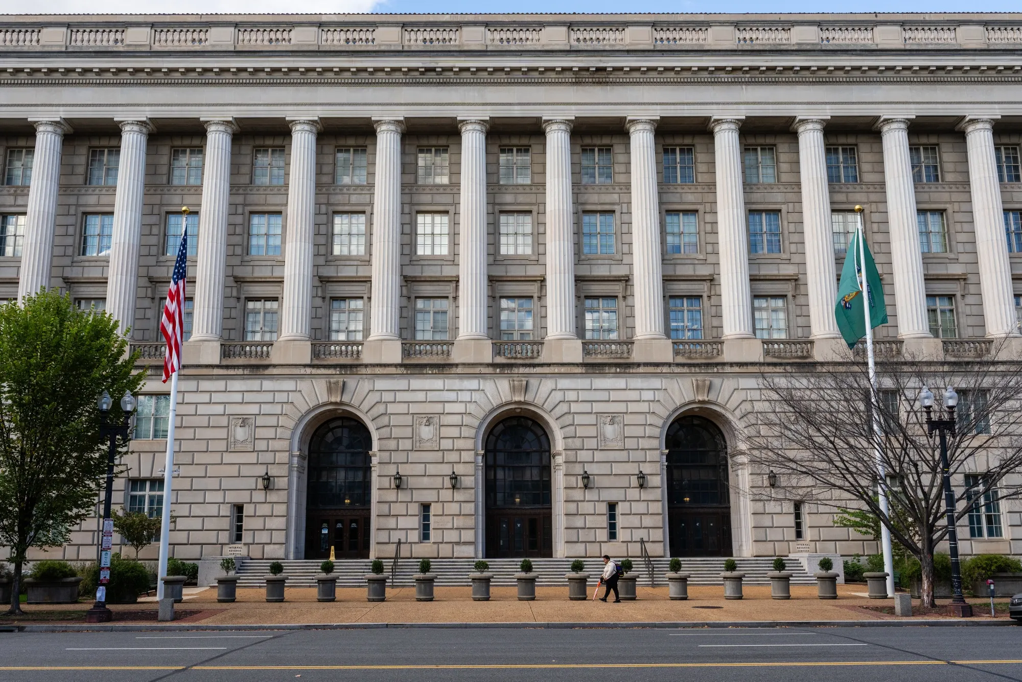 The Internal Revenue Service building in Washington, DC.