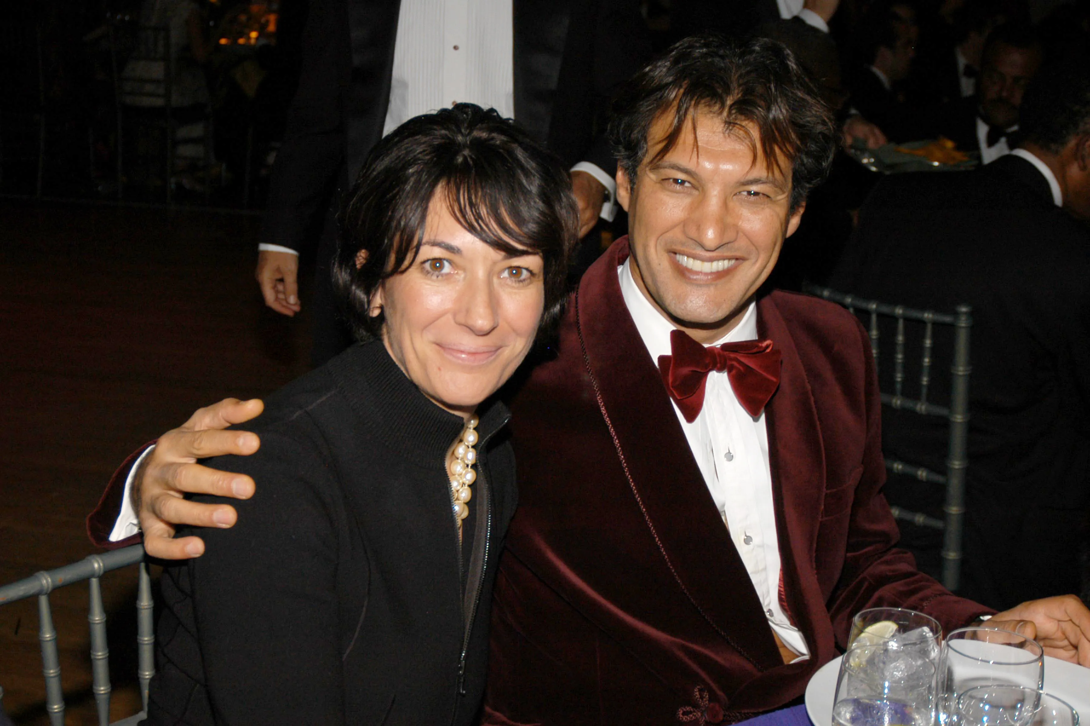 Ghislaine Maxwell&nbsp;and Frédéric Fekkai at an event in New York in 2005.