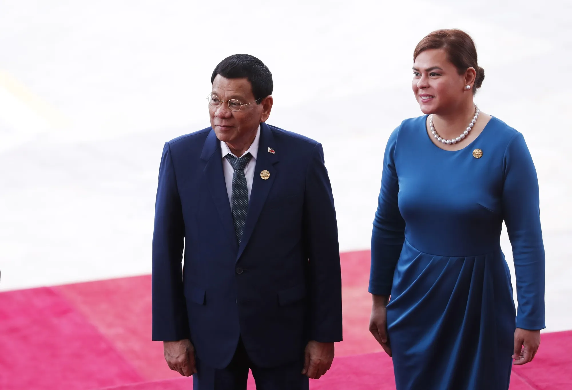 Rodrigo Duterte and&nbsp;daughter&nbsp;Sara.