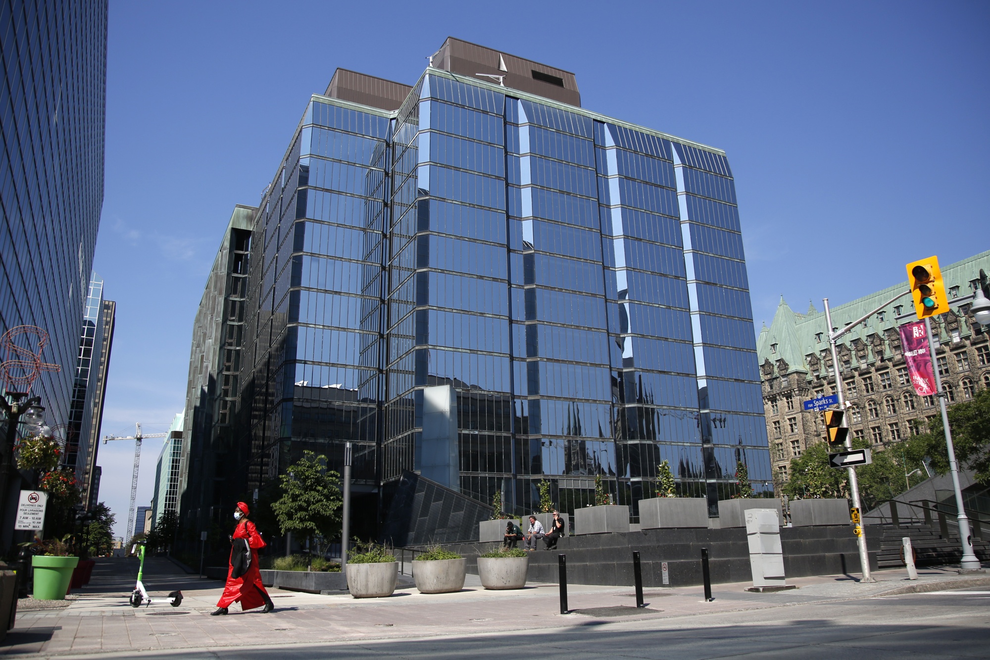 The Bank of Canada building in Ottawa, where more employees will be allowed access over the fall as Covid-19 restrictions ease.