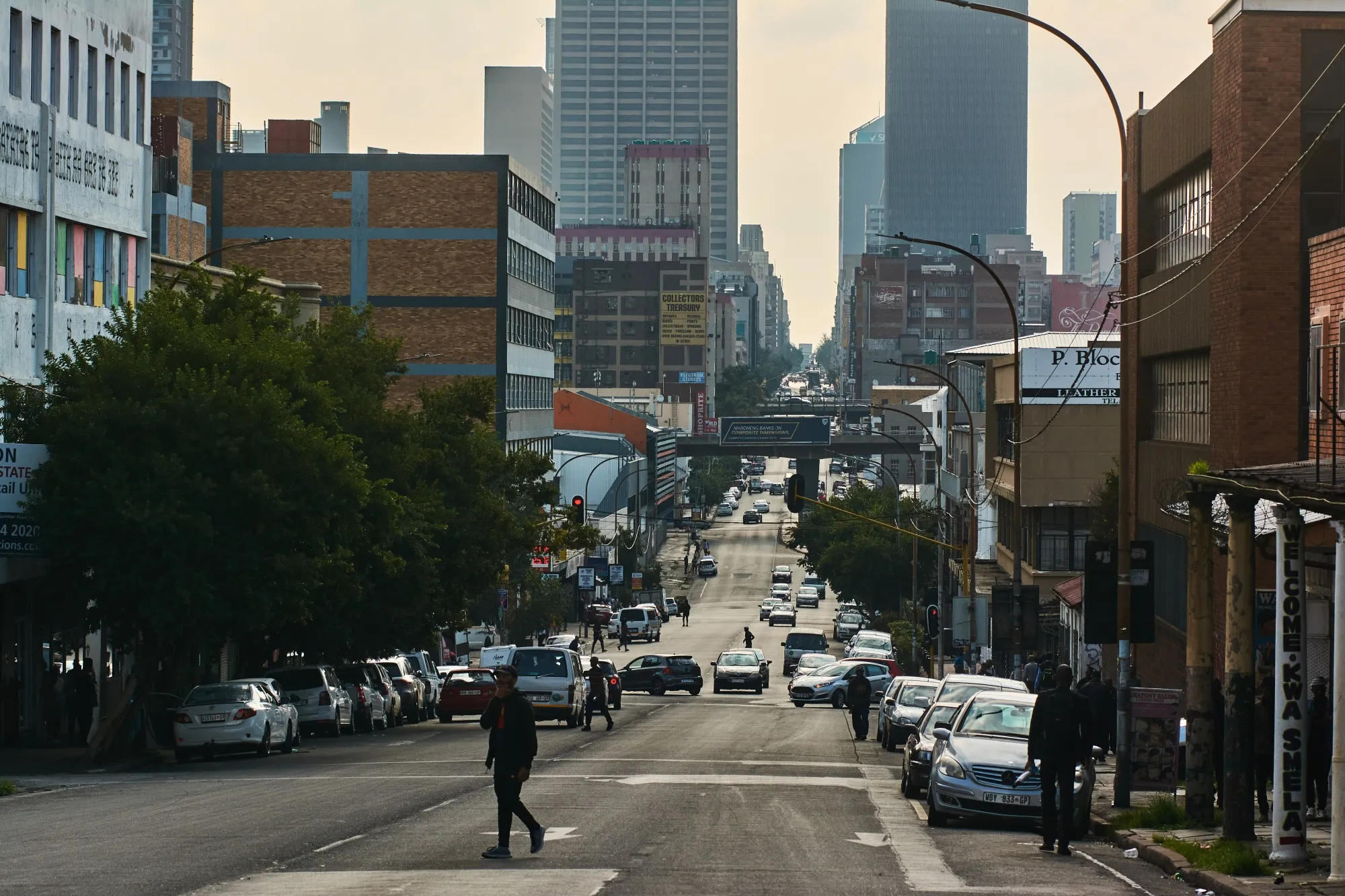 The Central Business District&nbsp;of Johannesburg.