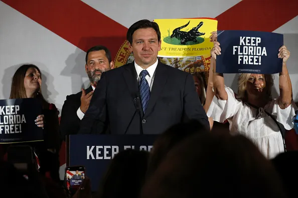 Florida Governor Ron DeSantis has a message for the state’s pension funds.