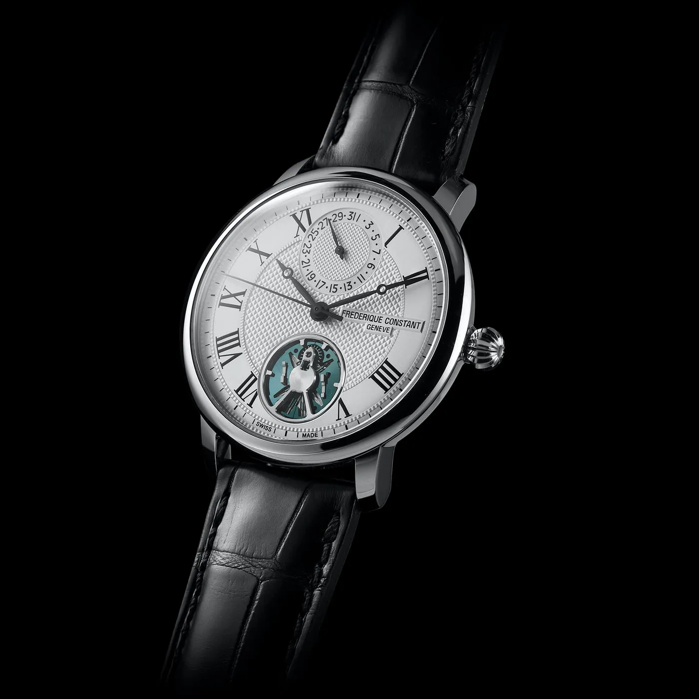 FREDERIQUE CONSTANT GENEVE時計 Frederique Constant Geneve/ Dual Time/Quartz/ Men's Wrist