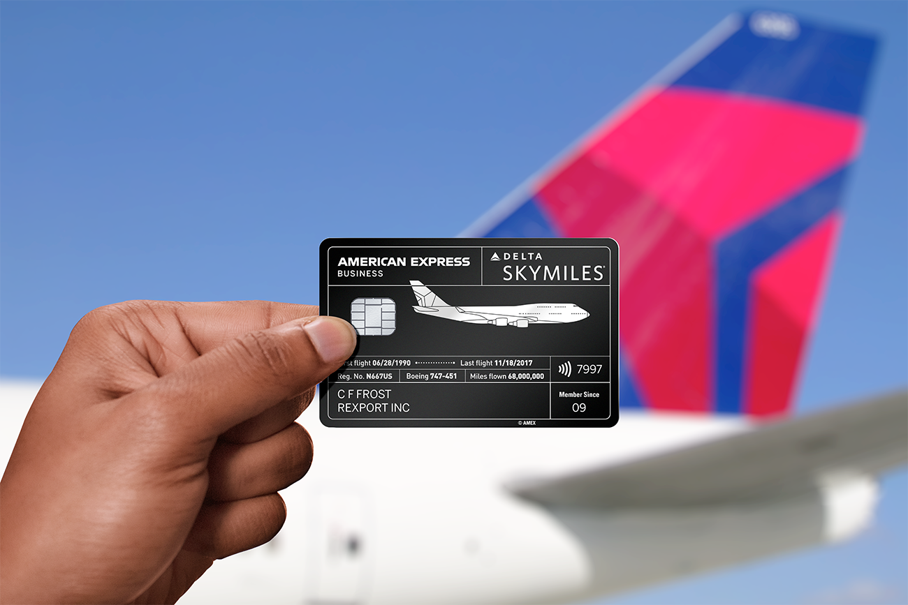 AmEx Limited-Edition Delta SkyMiles Reserve Card No. 6307 Uses Plane Metal  - Bloomberg