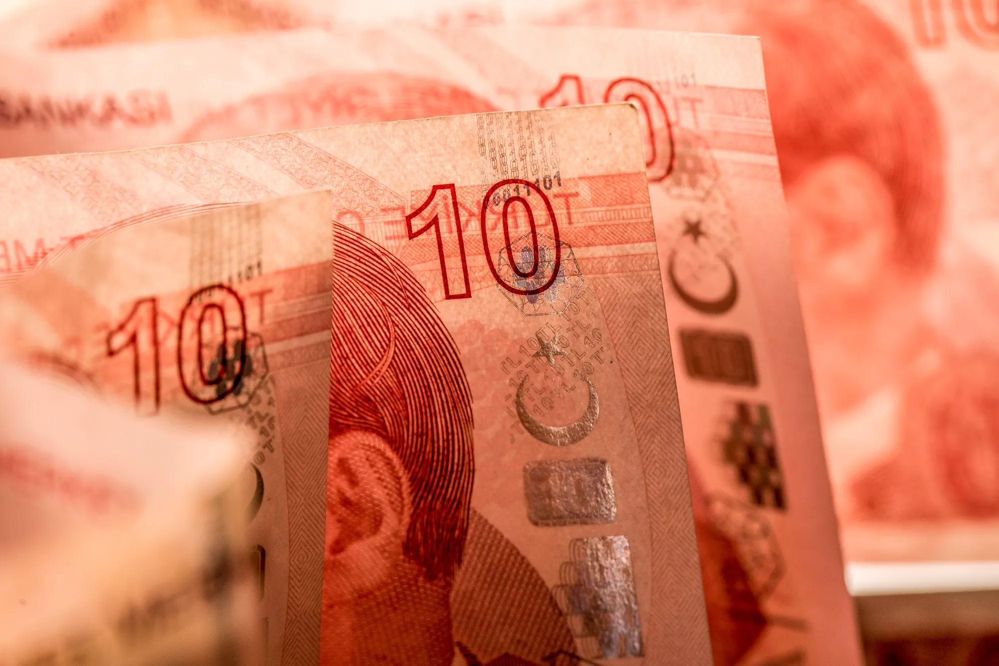 Turkish 10 Lira banknotes