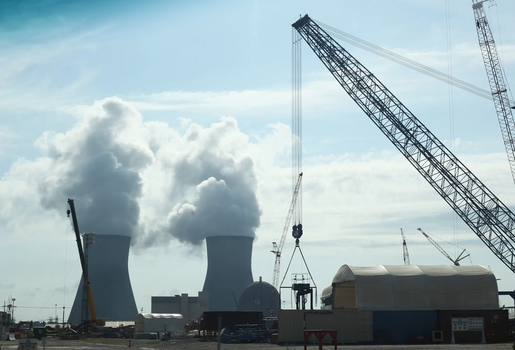 Construction at Vogtle nuclear plant near Waynesboro, Georgia in 2013.