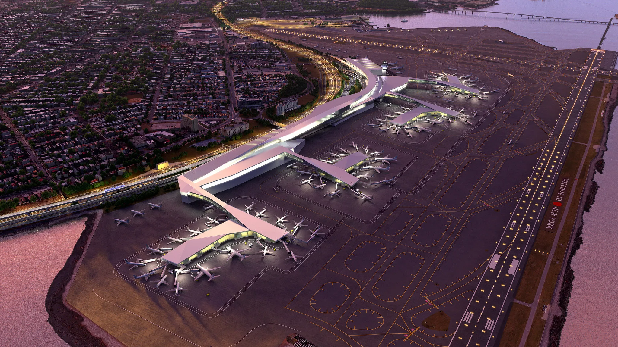 NYC's LaGuardia redesign.
