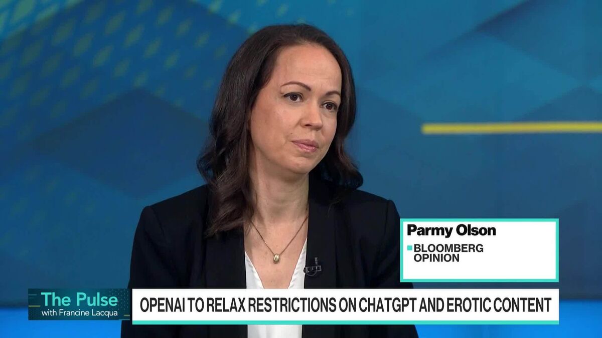 OpenAI’s Porn Pivot Is Problematic But Lucrative, Parmy Olson Says