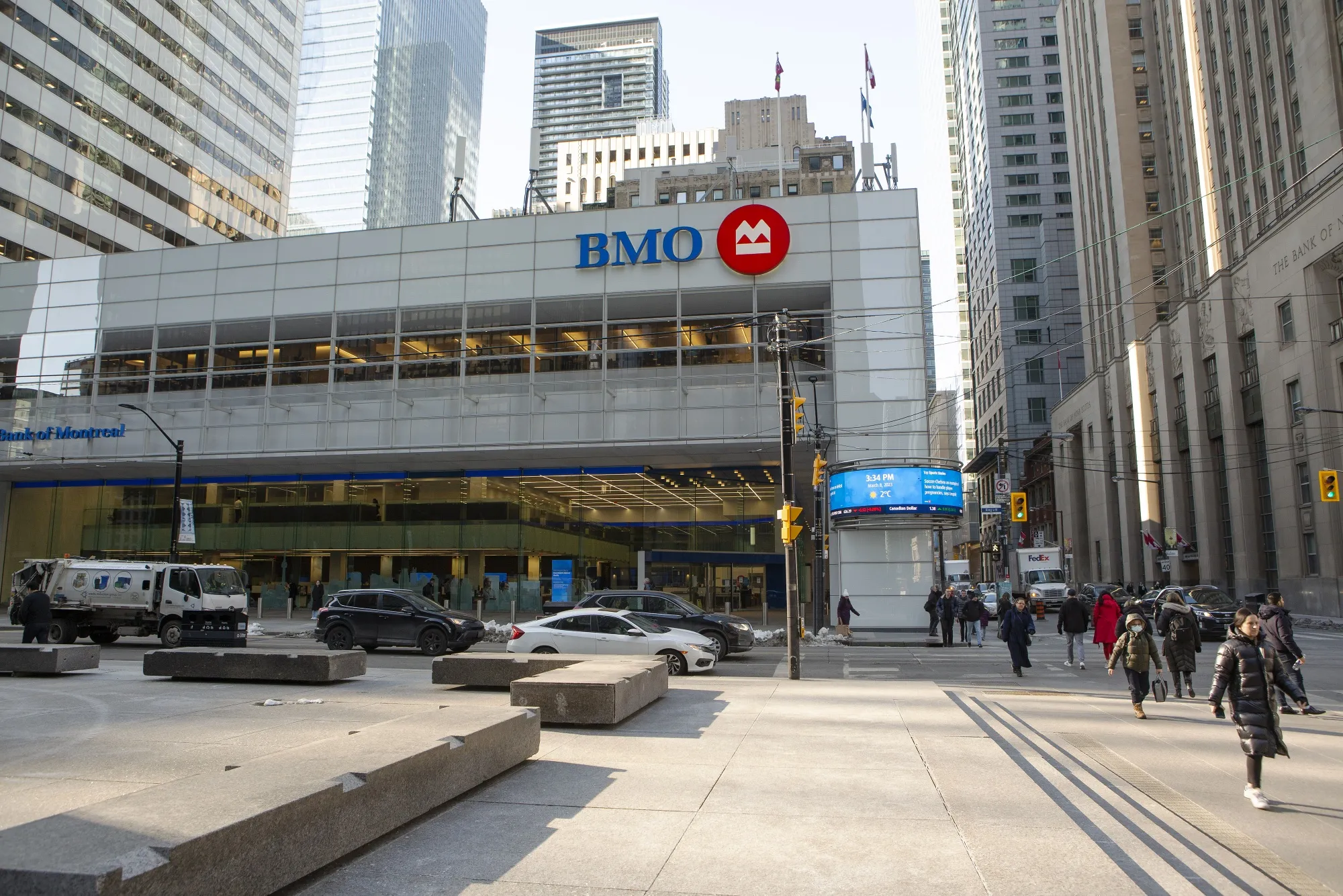 The Bank of Montreal (BMO) headquarters in Toronto.