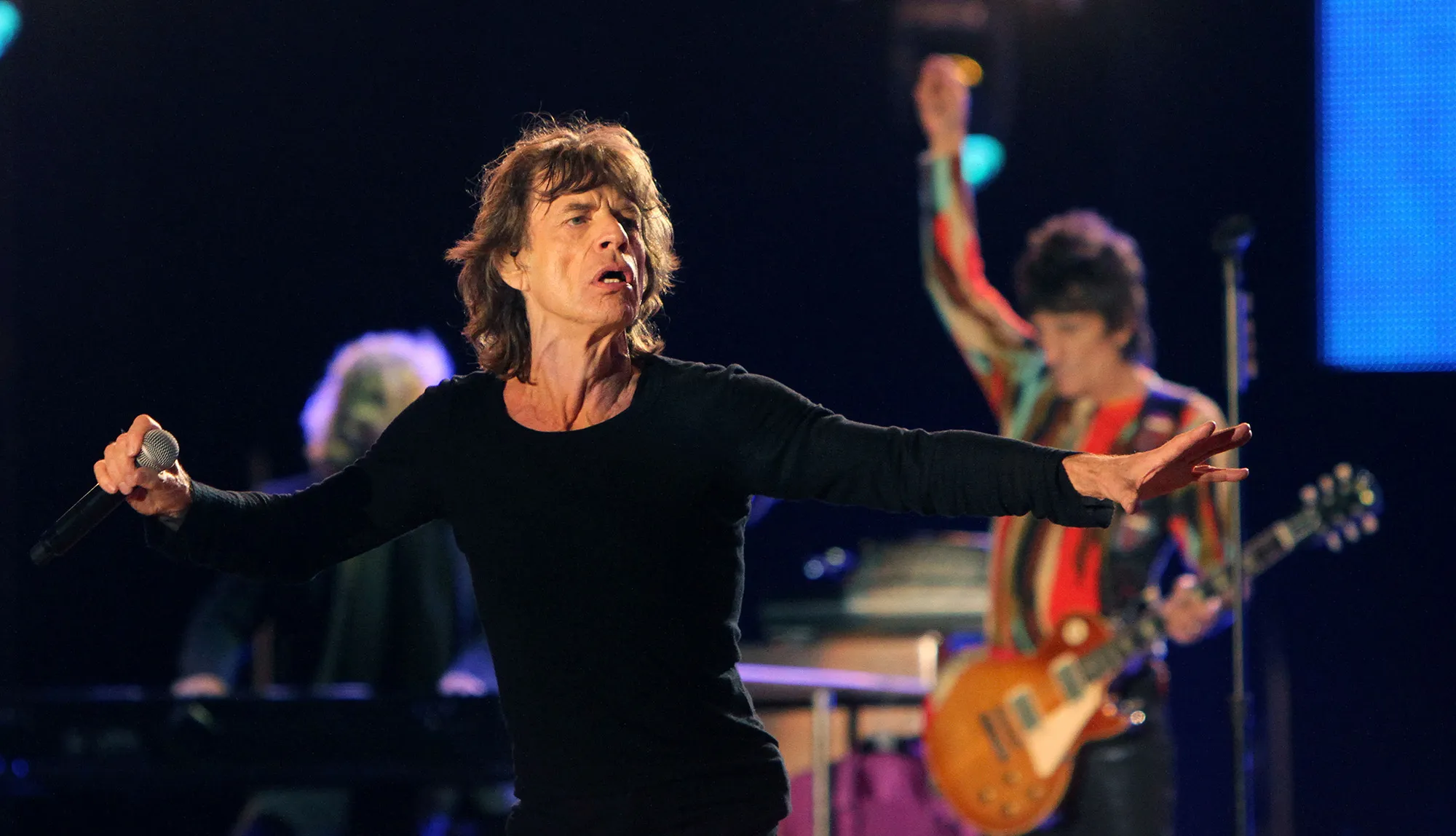 Mick Jagger&nbsp;during the Rock in Rio Lisbon&nbsp;music festival&nbsp;in Lisbon on May 29, 2014.