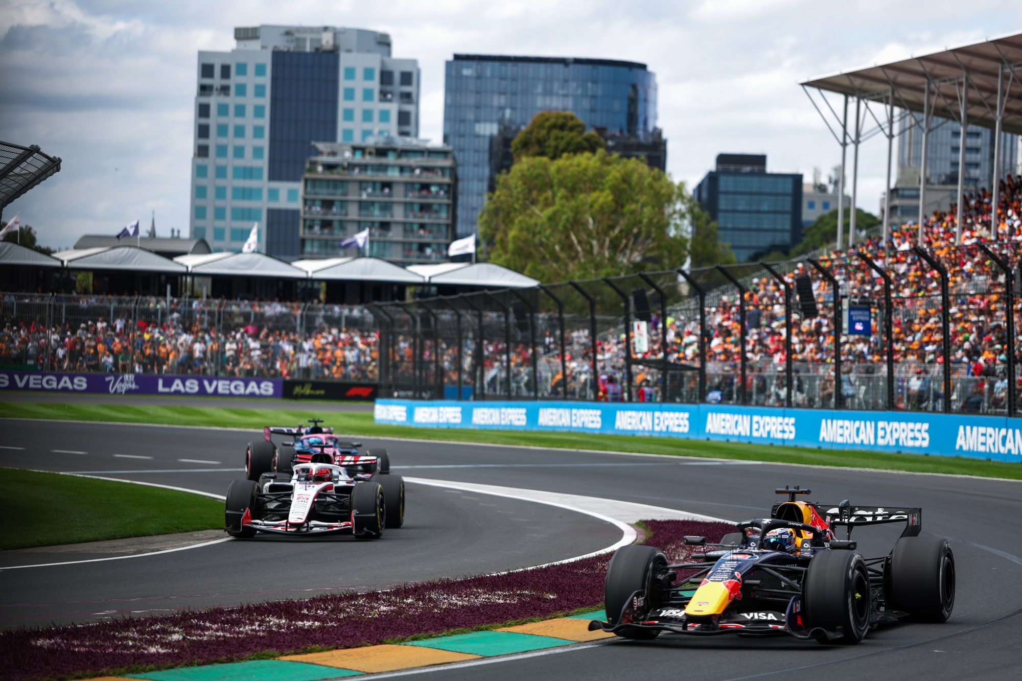 Max Verstappen drives for the heavily decorated Red Bull team in Melbourne during the Australian Grand Prix, the opening event of the 2026 season.