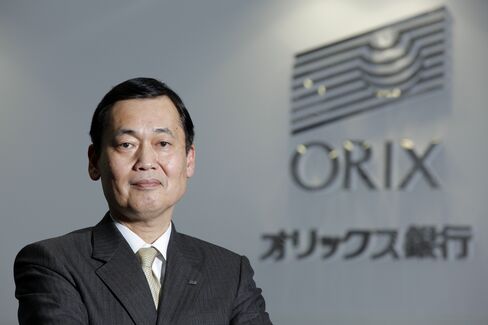 Orix Bank President Akio Ushio