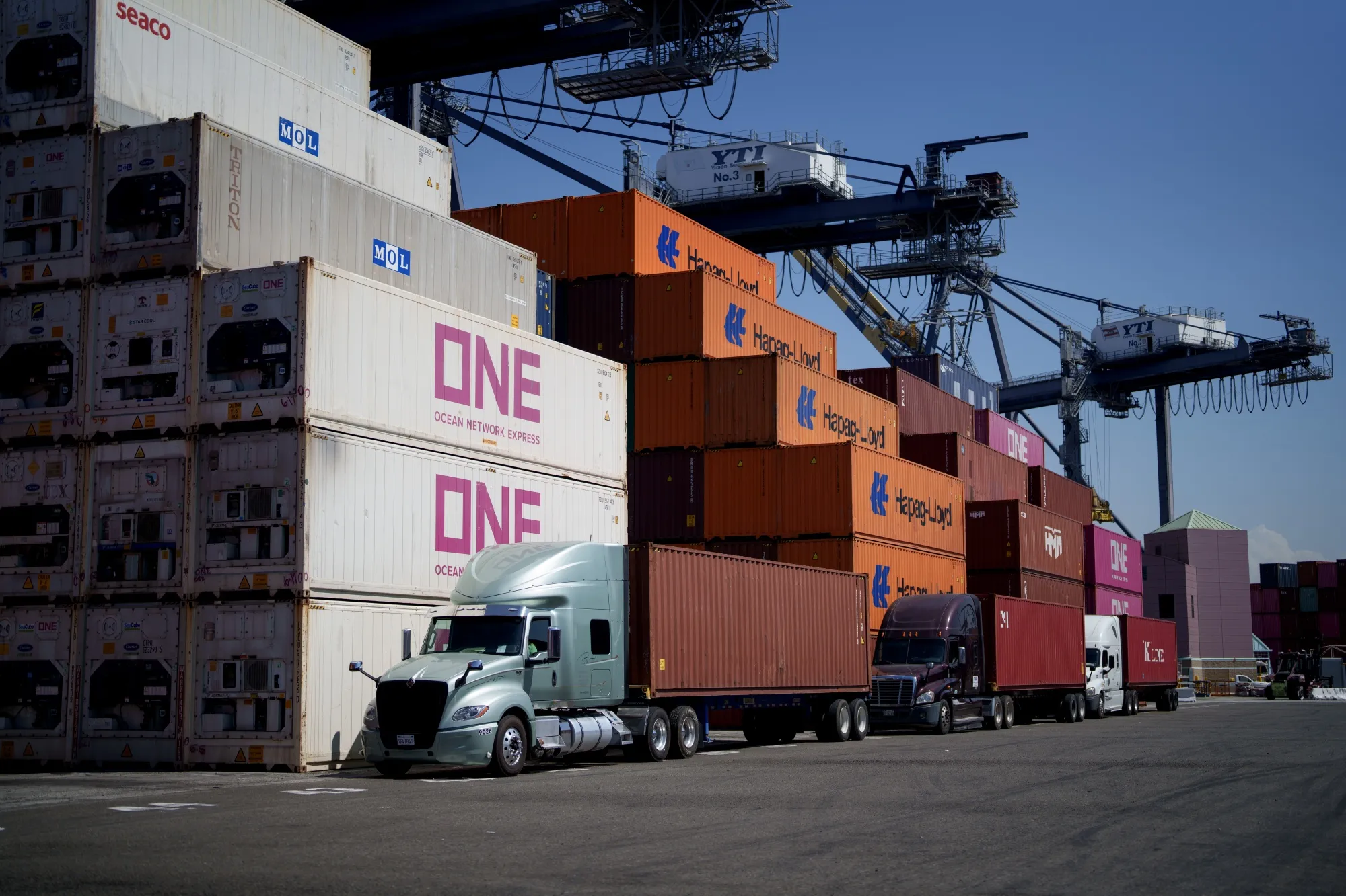 Operations at the Port of Los Angeles.