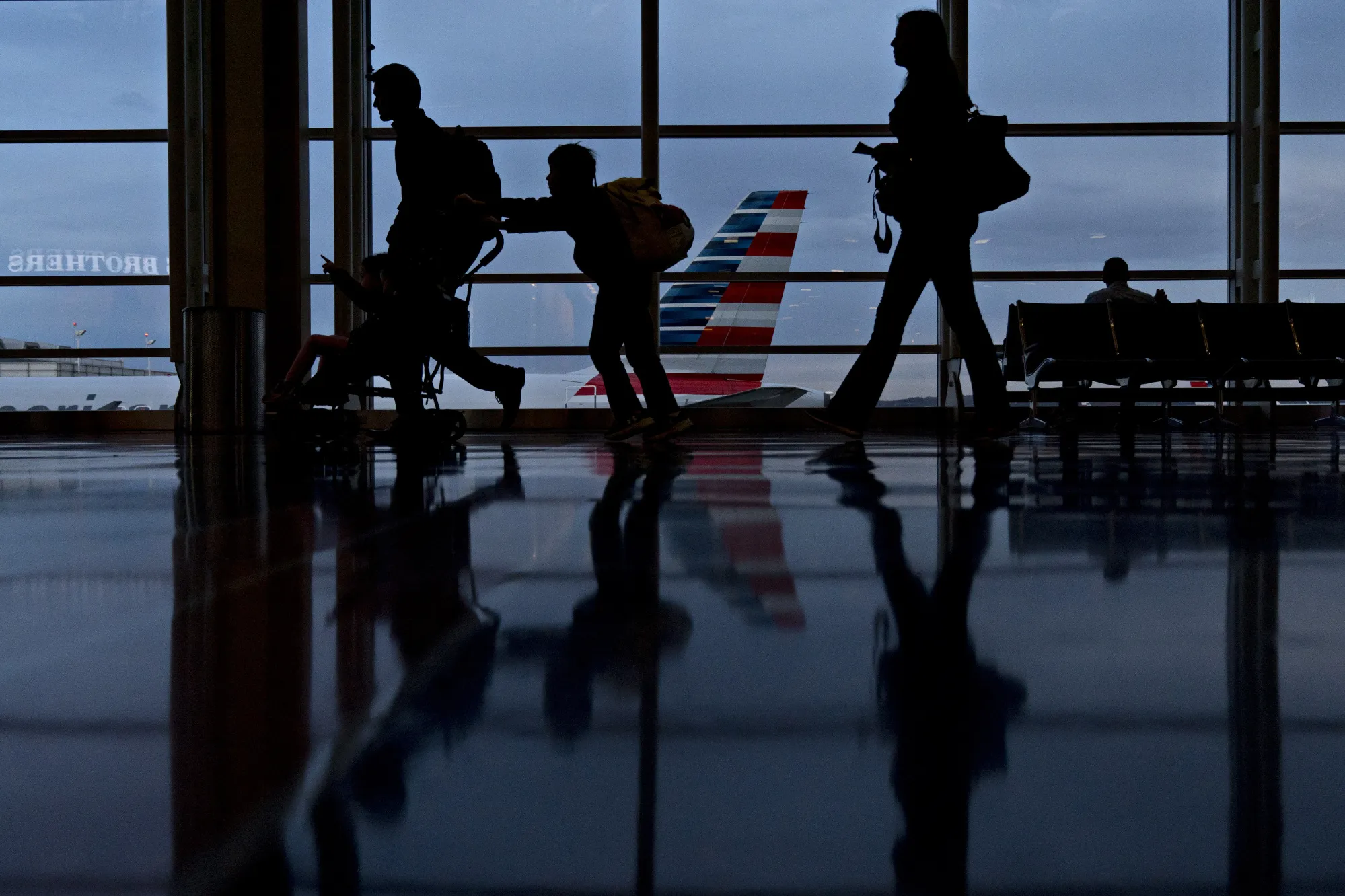 Travelers At Reagan National Airport Ahead Of The Thanksgiving Holiday 
