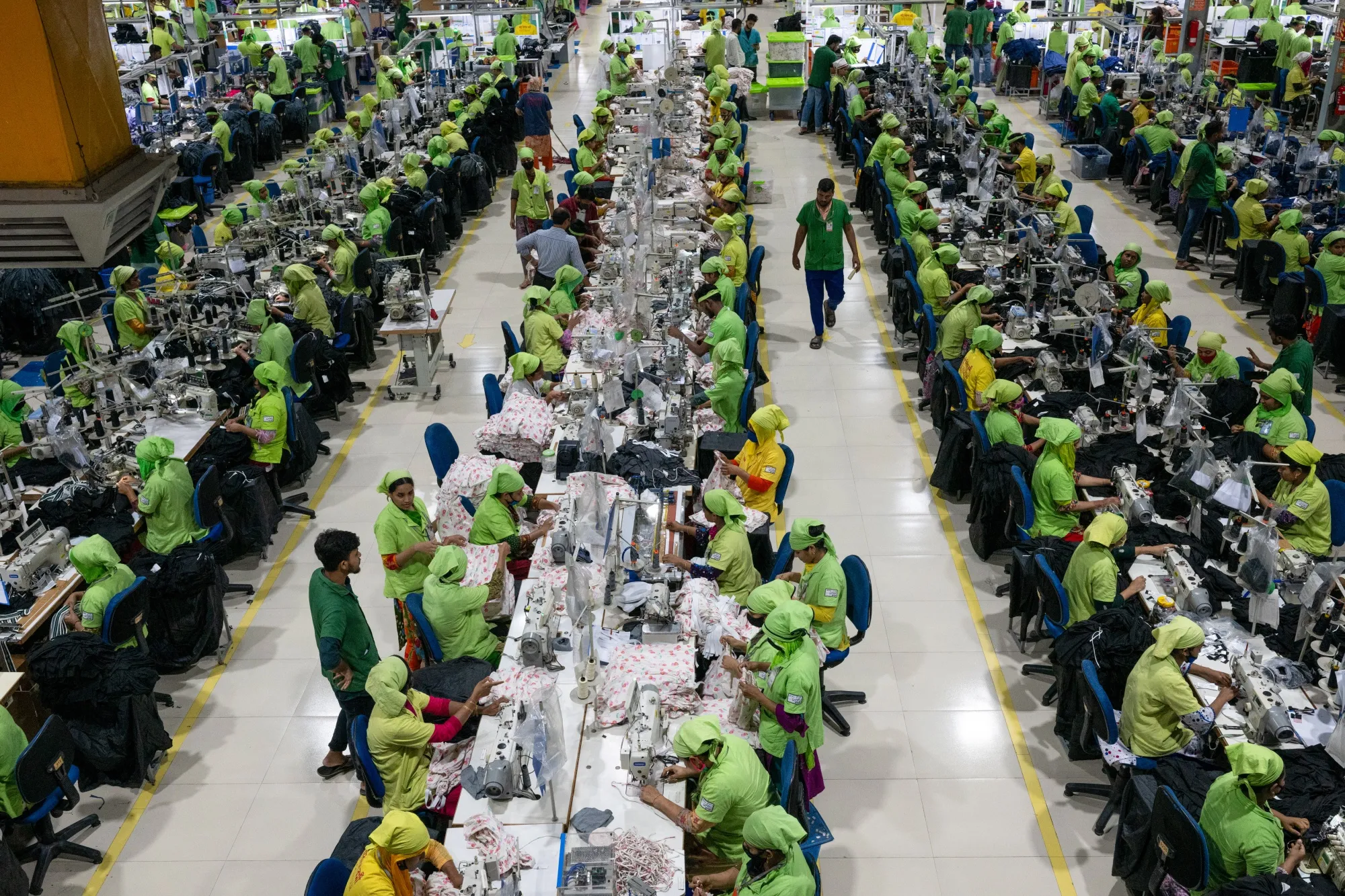 A garment factory in Narayanganj, Bangladesh.