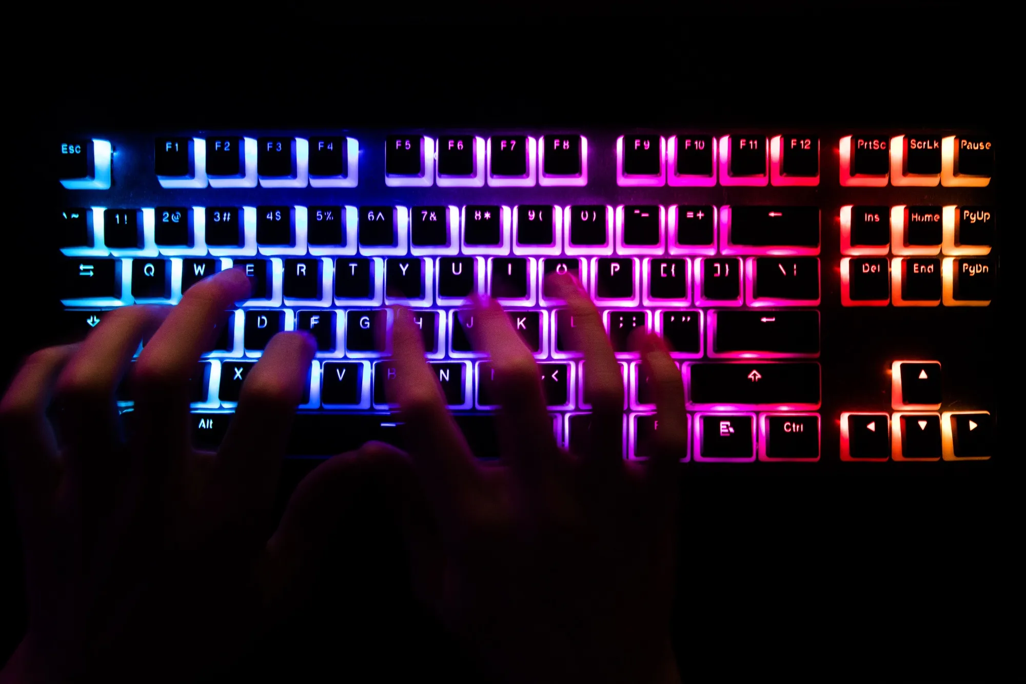Laptop Keyboard And Cyber Crime