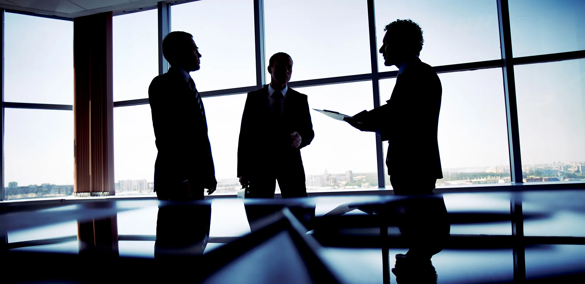 RF work meeting office men