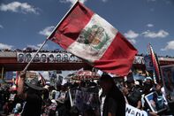 Demonstrators Hold March On First Anniversary Of Deadly Peruvian Protests