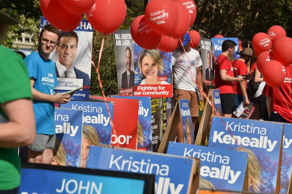 Australia's elections have higher turnout, but a similar outcome.
