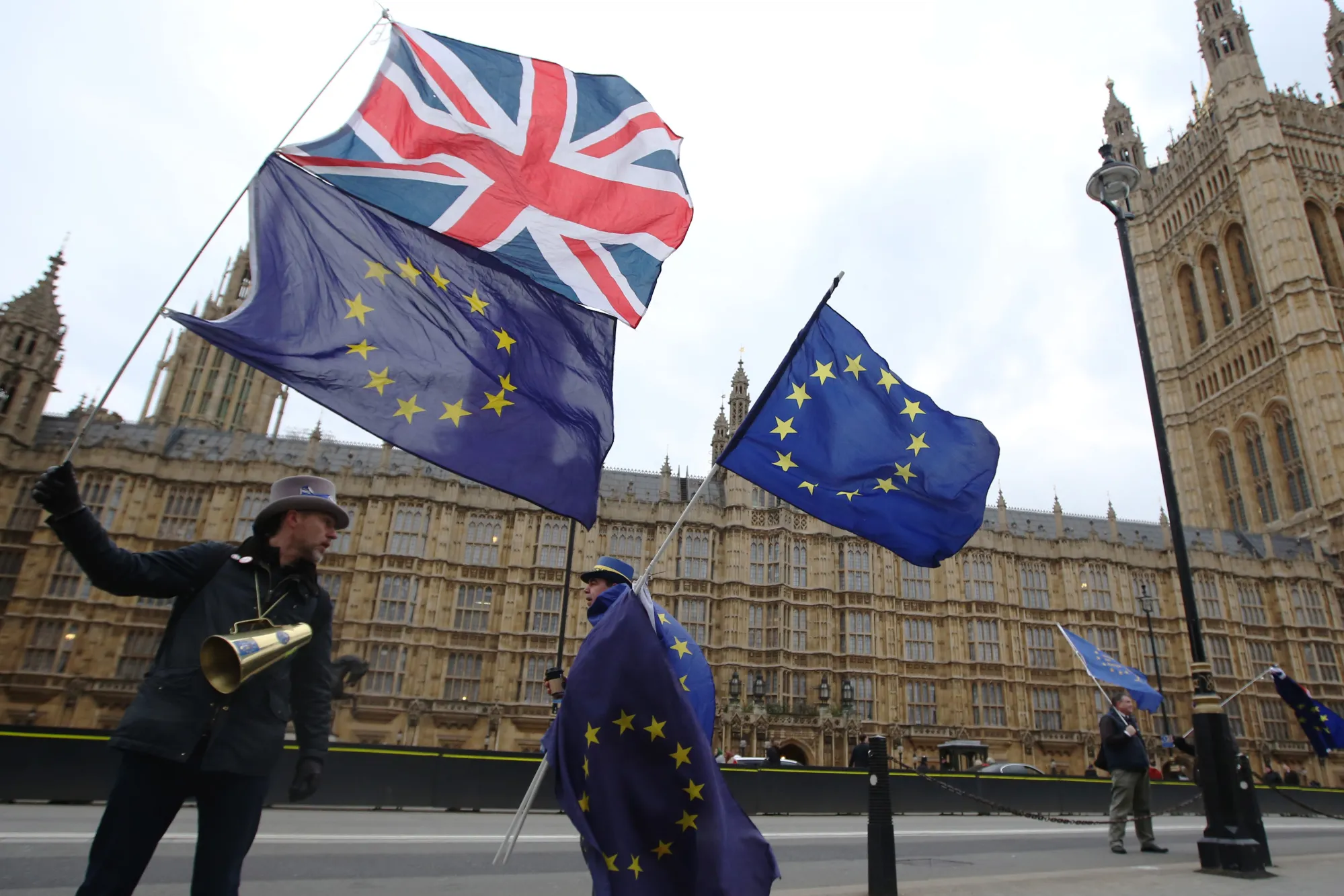 Exiting The EU Secretary David Davis Meets EU Negotiator Michel Barnier 