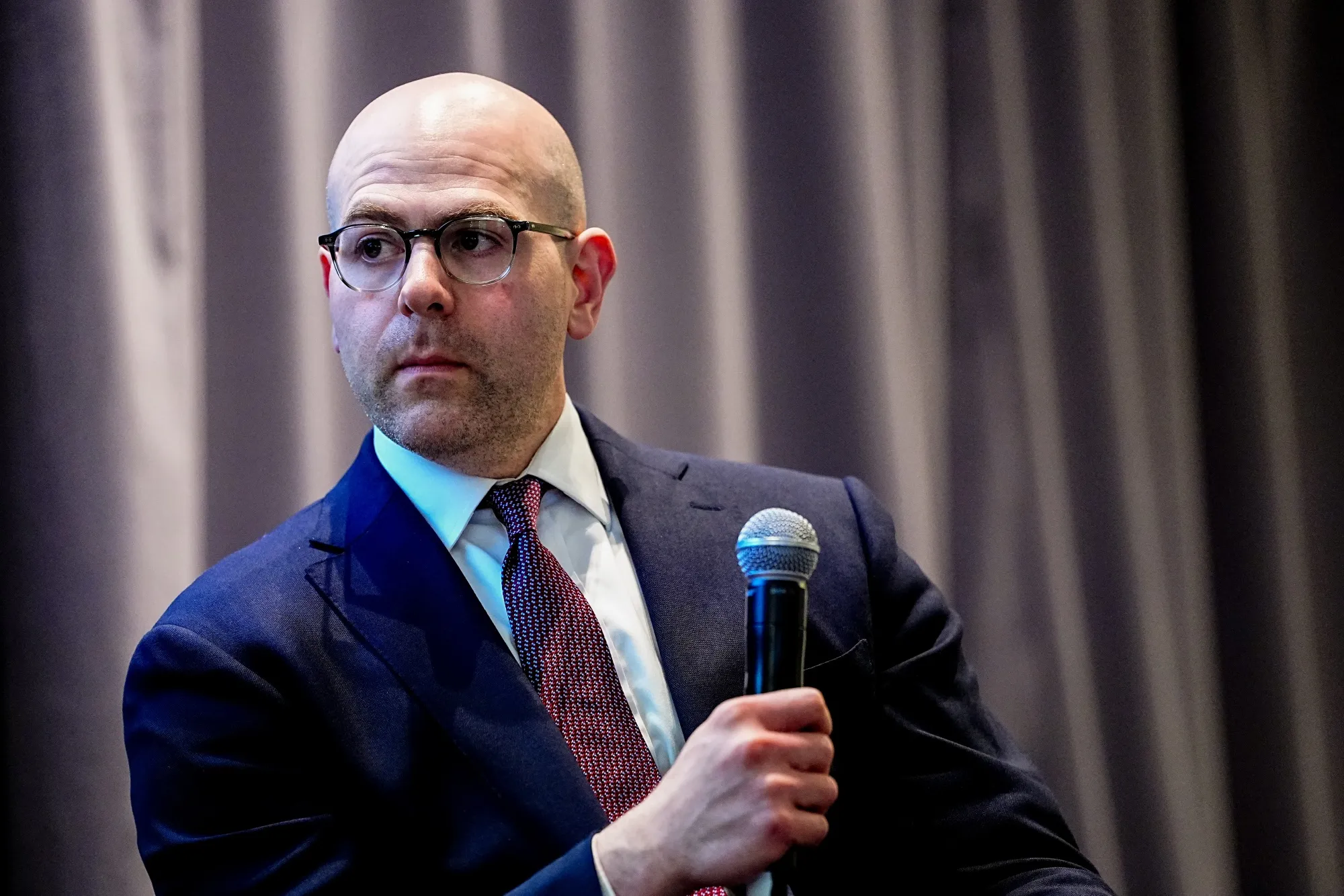 Stephen Miran in Washington on April 13.