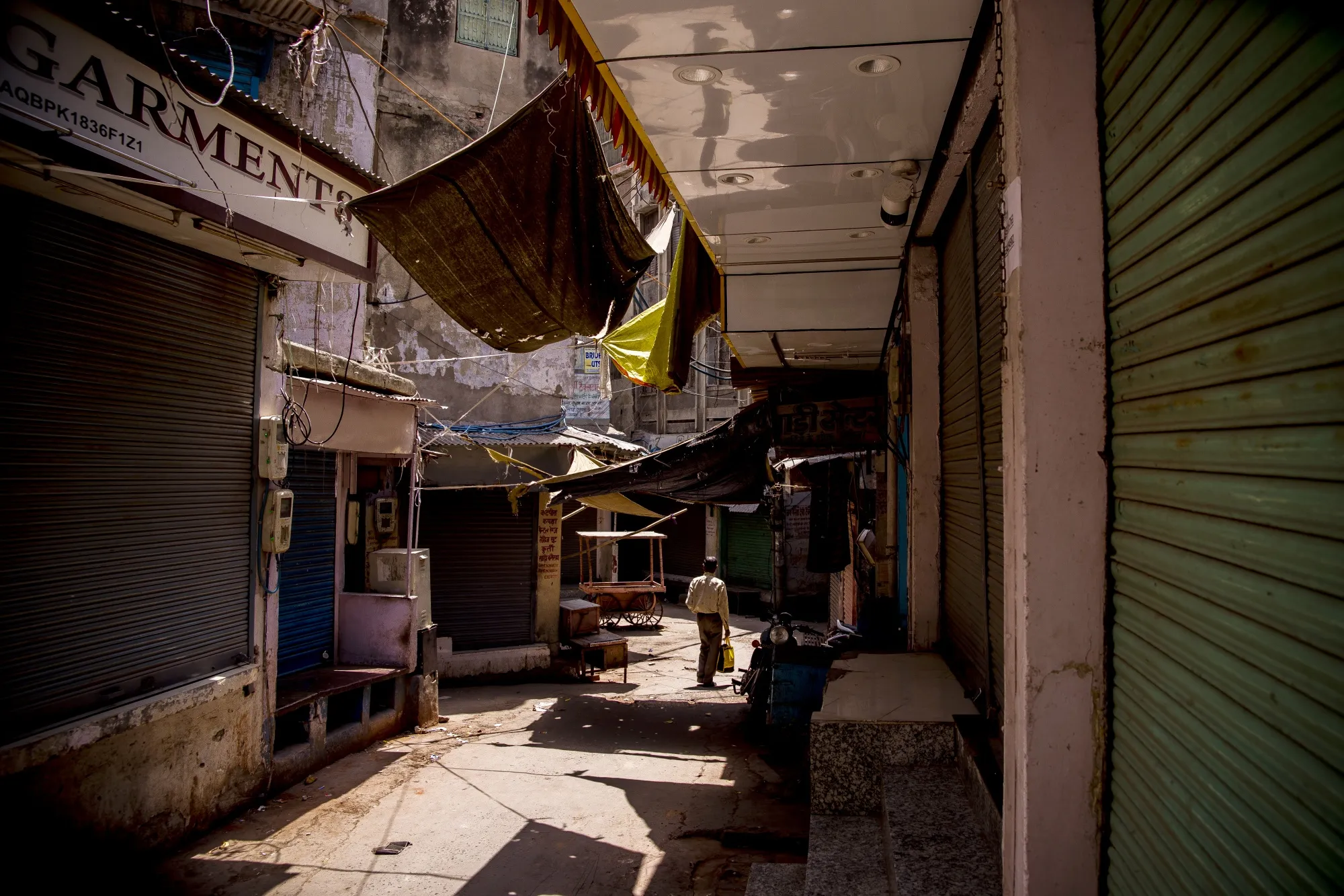 A&nbsp;deserted market during lockdown restrictions in Agra,&nbsp;India, on&nbsp;June 6.&nbsp;