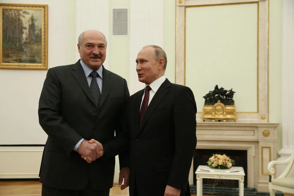 Putin and President Lukashenko are old friends.