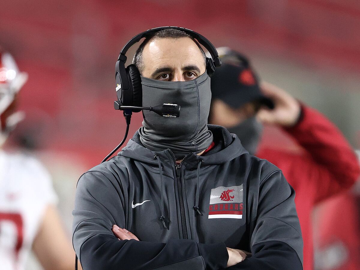 Washington State Fires Football Coach Nick Rolovich for Covid