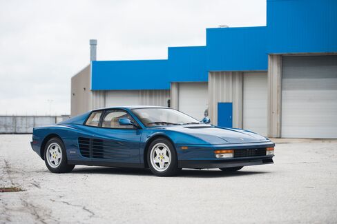 A 1989 Ferrari Testarossa.