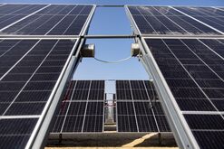 France's Finance Minister Bruno Le Maire Visits Al Dhafra Solar Project