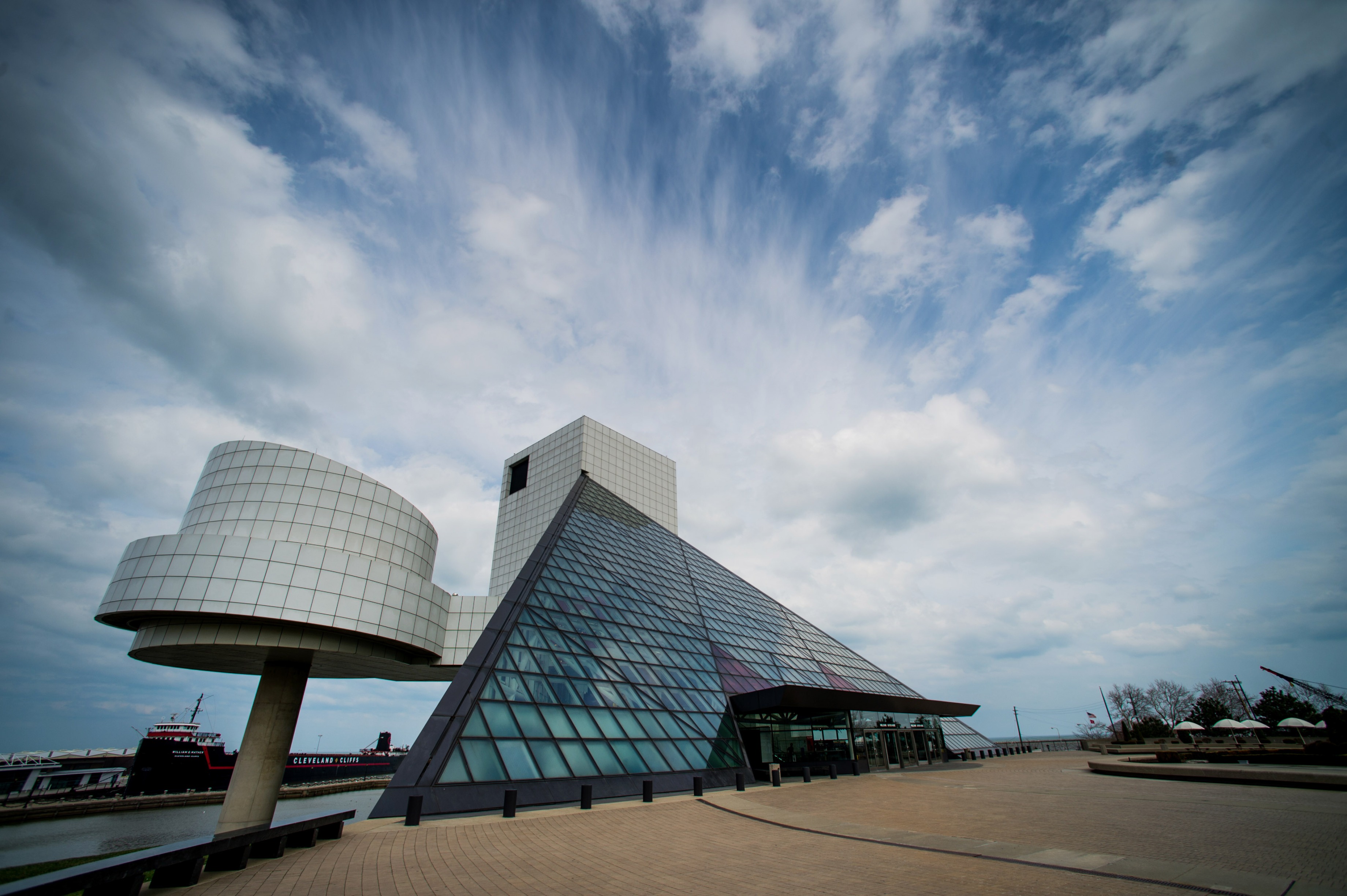 The Rock and Roll Hall of Fame and Museum in&nbsp;Cleveland, Ohio.