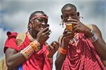 Kenyan Maasai warriors track lions via GPS.