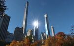 The sun reflects off of skyscrapers on Billionaires' Row in New York.&nbsp;