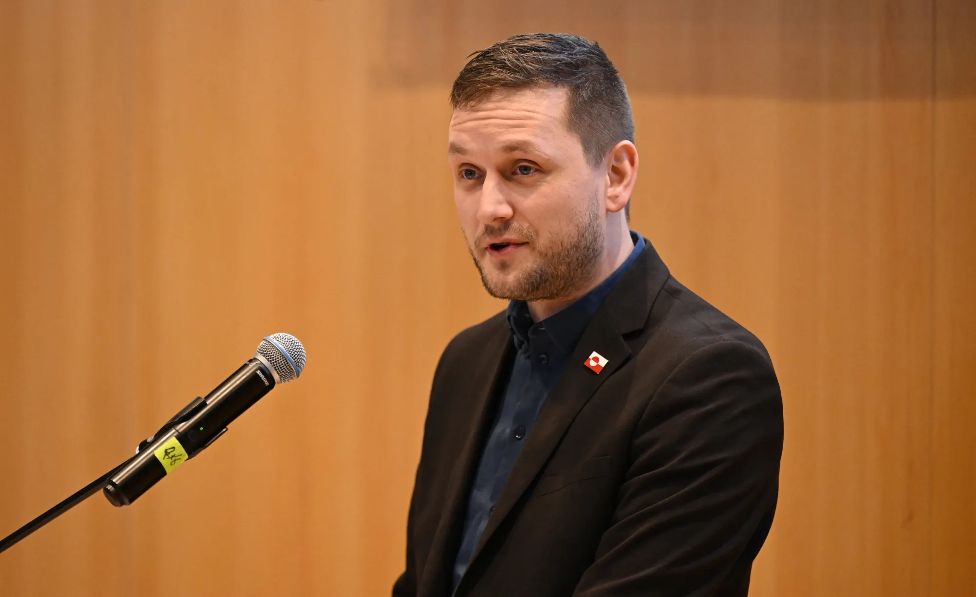 Greenland's Prime Minister Jens-Frederik Nielsen