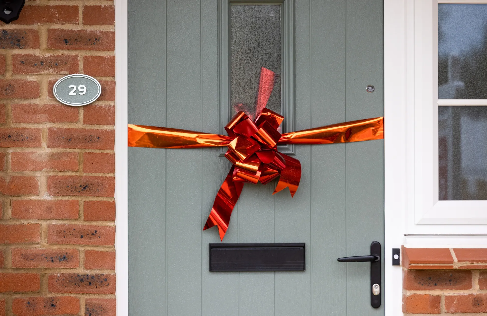A new home at a housing development in Goffs Oak, UK.