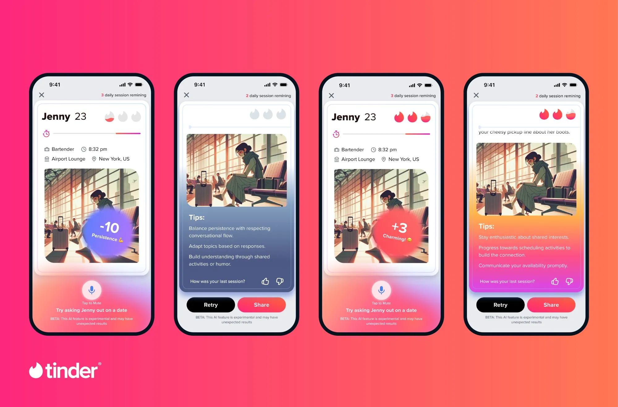 Tinder Unveils Playful AI Chatbots in Bid to Boost Engagement - Bloomberg