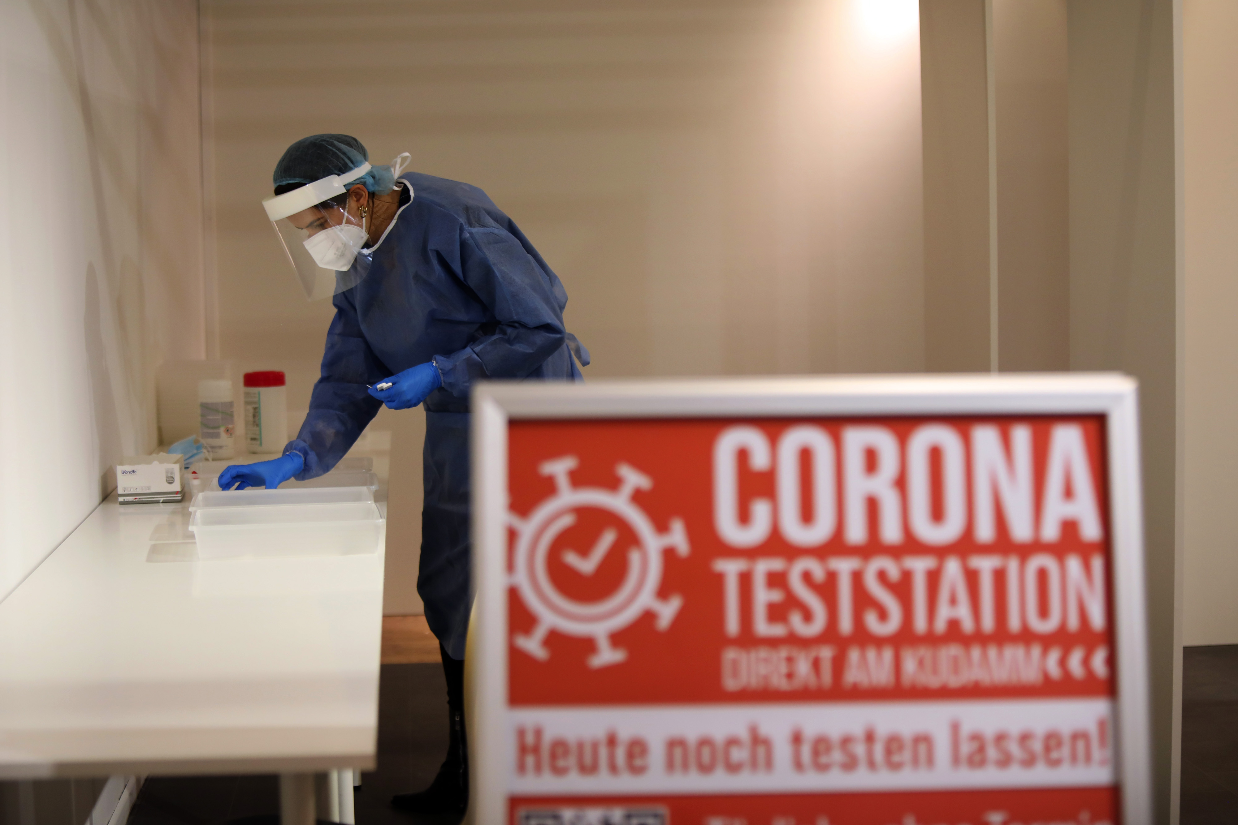 Germany is discussing financing for virus tests and other measures.