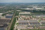 The Calumet plant, where MWRD will expand its anaerobic digestion process to save energy. The digesters are in the foreground.