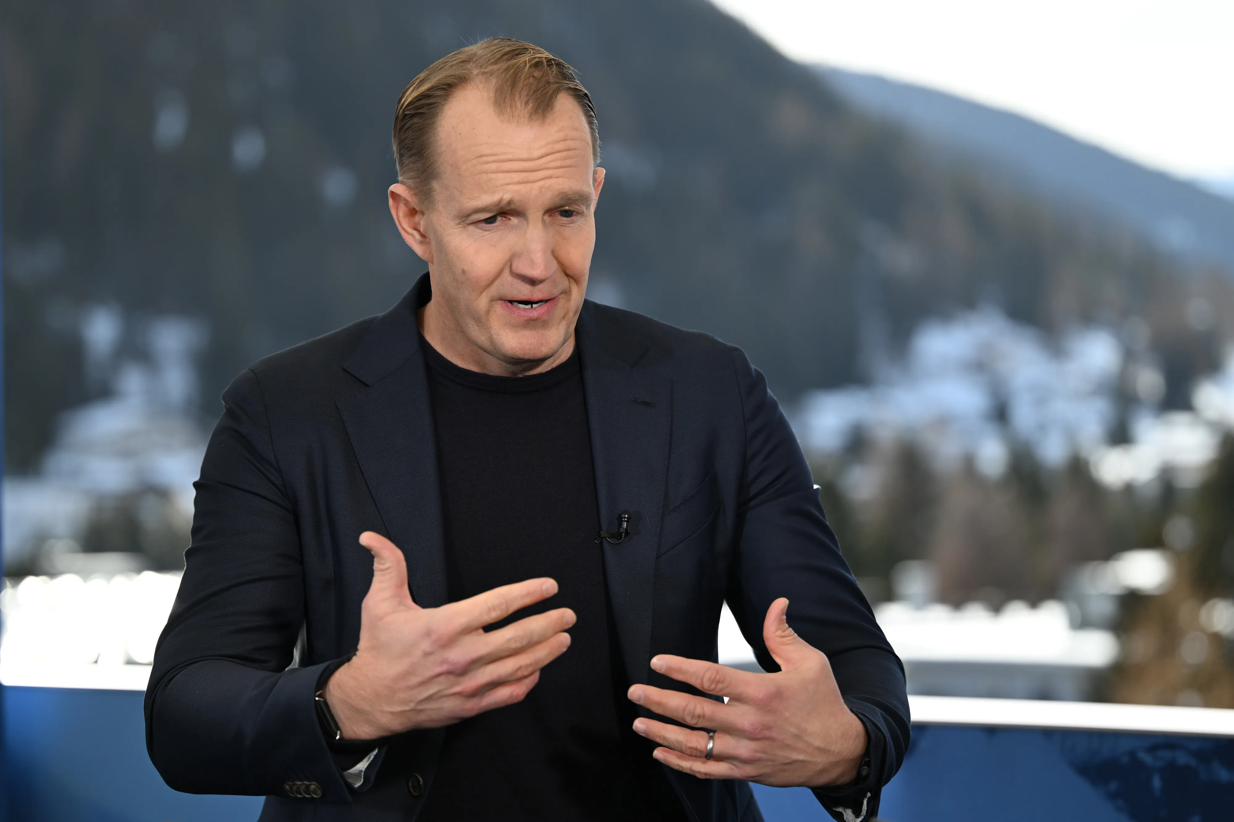 Per Franzen,&nbsp;in Davos&nbsp;on Jan. 22.