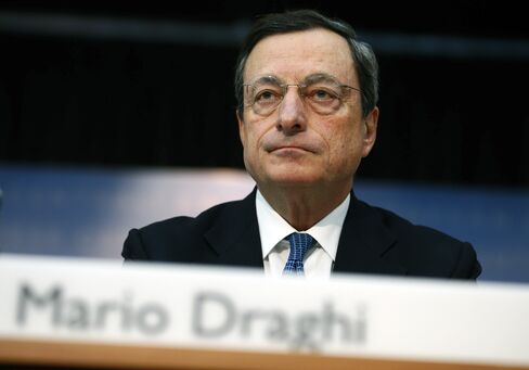 European Central Bank President Mario Draghi