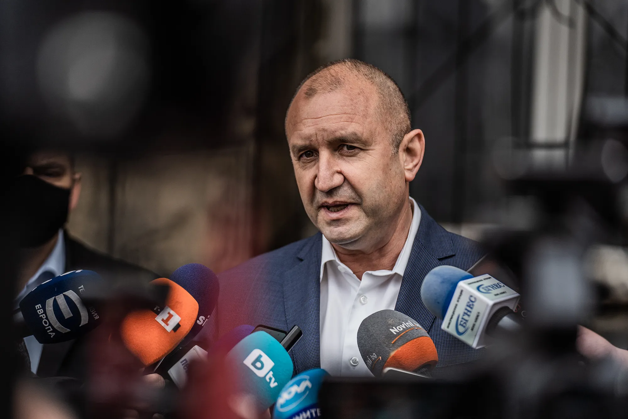 Khalin Radev Bulgaria President Radev Proposal for Euro Referendum Blocked - Bloomberg