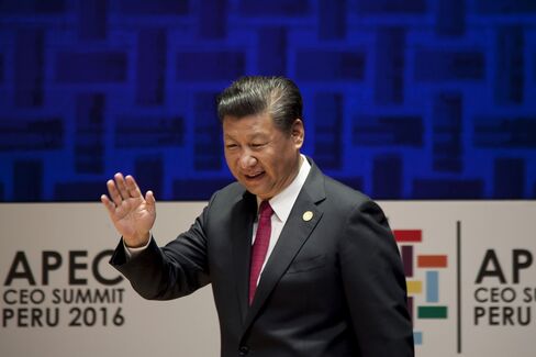 Xi Jinping in Lima on Nov. 19.