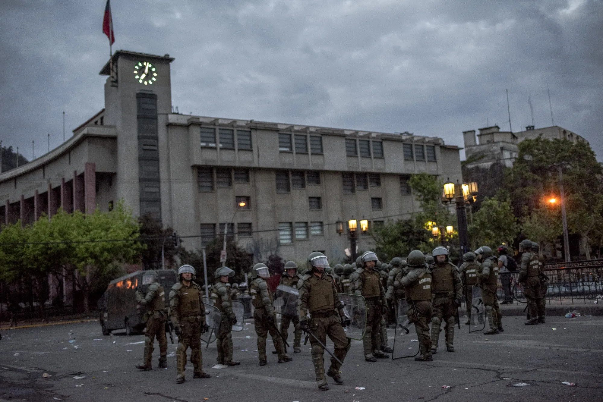 Latin American 'Oasis' Is Shaken by Worst Unrest in Decades