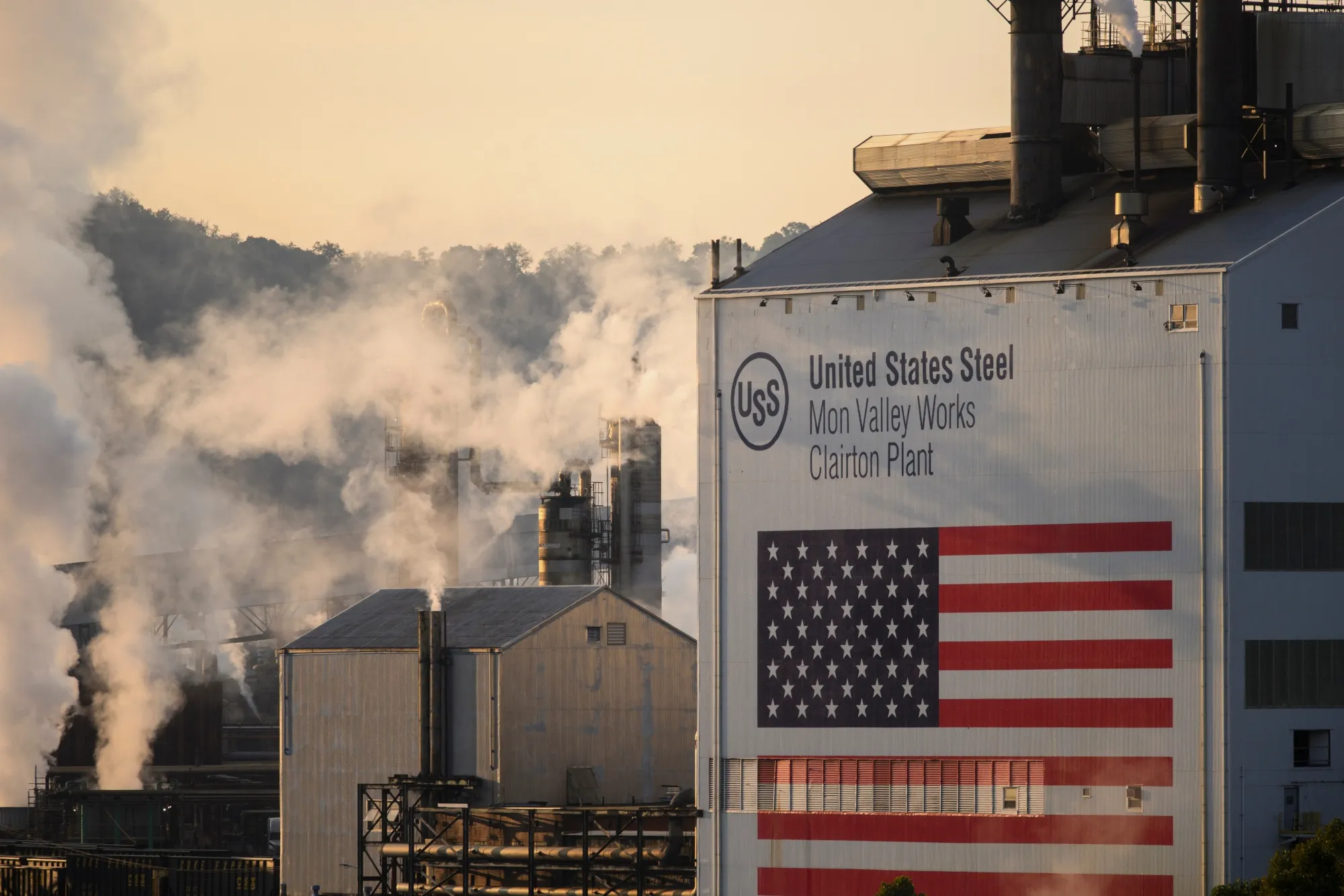 The United States Steel&nbsp;Clairton Coke Works facility in Clairton, Pennsylvania.