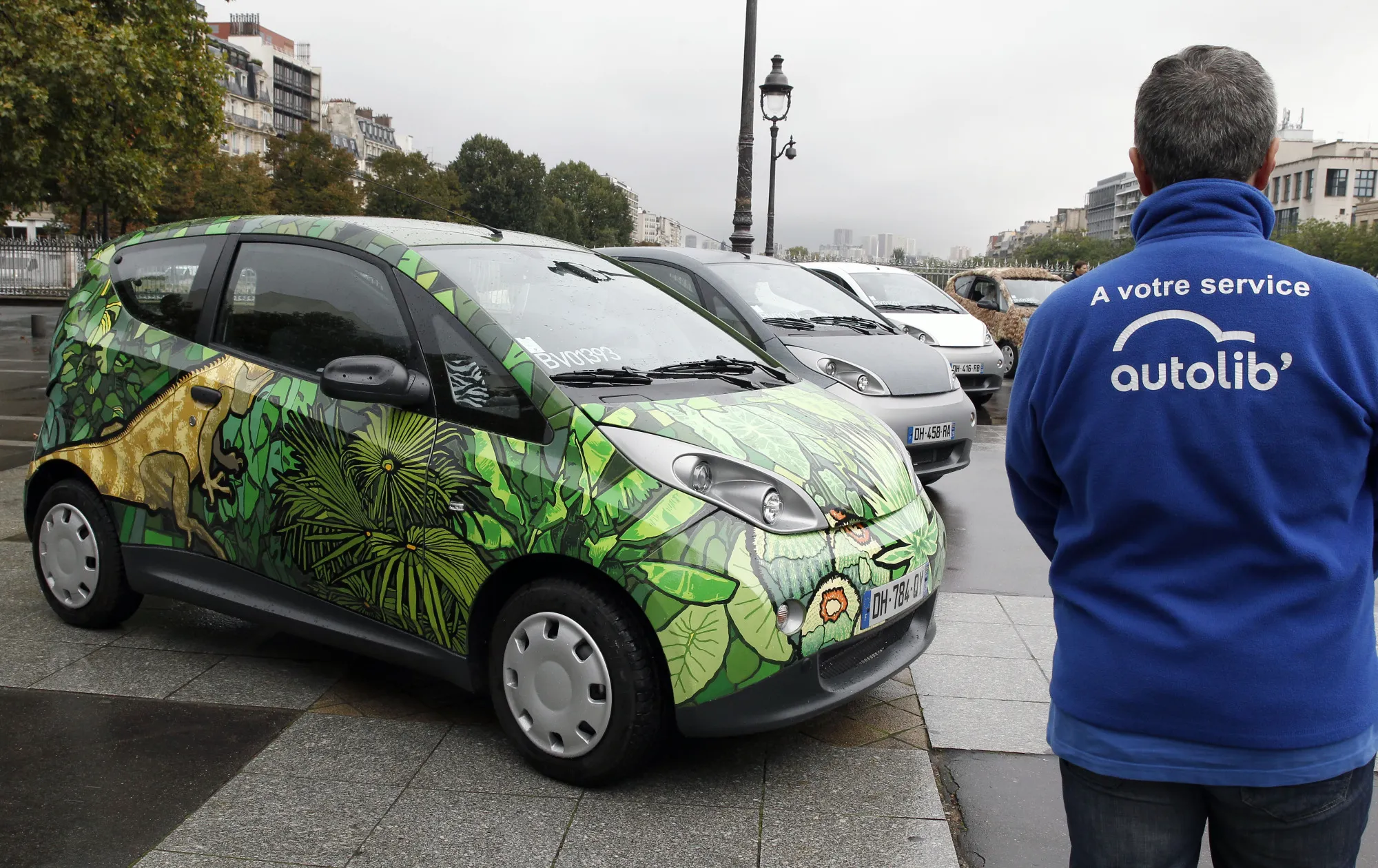 Customized Autolib cars
